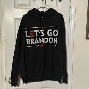 Let’s Go Brandon Hoodie Size XL Unisex. Never worn.